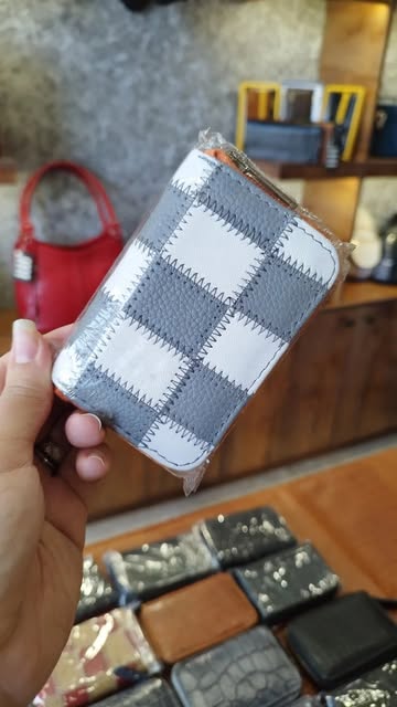 جا کارتی آکاردئونی چرم طبیعی